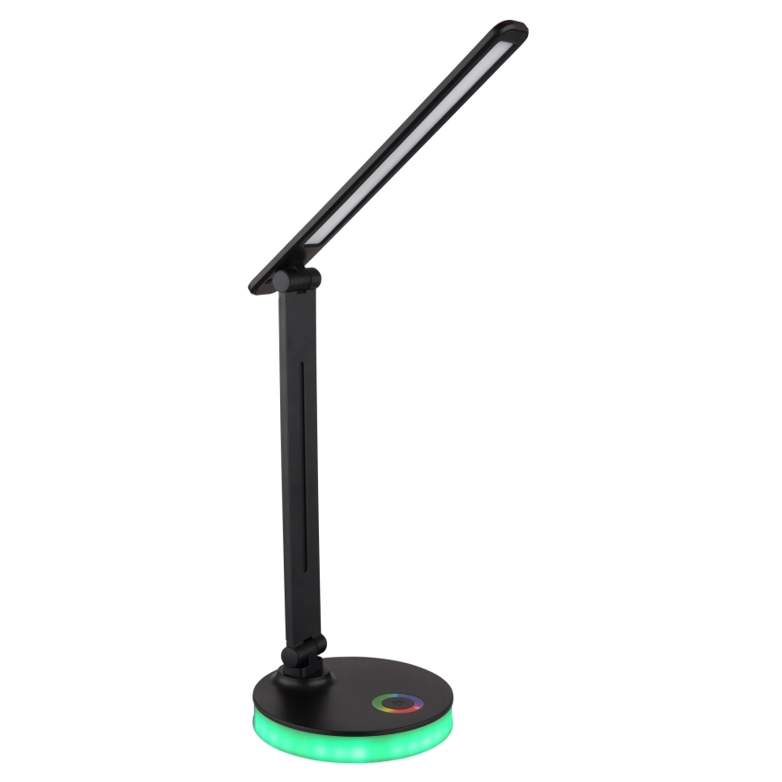 Globo - LED RGBW pritemdoma jutiklinė stalinė lempa LED/5W/230V + LED/2W 2700K/4000K/6500K juoda