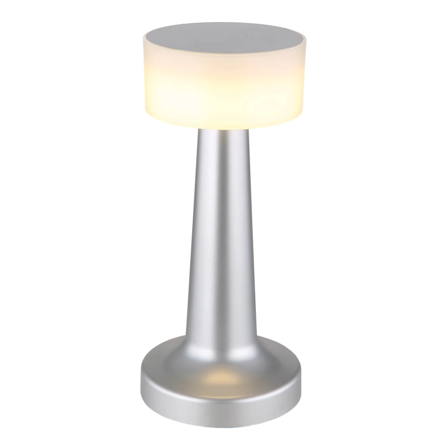 Globo - LED pritemdomas, liečiamas stalinis šviestuvas LED/1W/3,7V 2700K/4000K/6500K 800 mAh USB matinis chromas