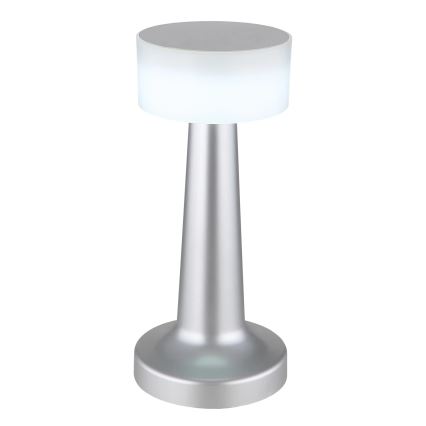 Globo - LED pritemdomas, liečiamas stalinis šviestuvas LED/1W/3,7V 2700K/4000K/6500K 800 mAh USB matinis chromas