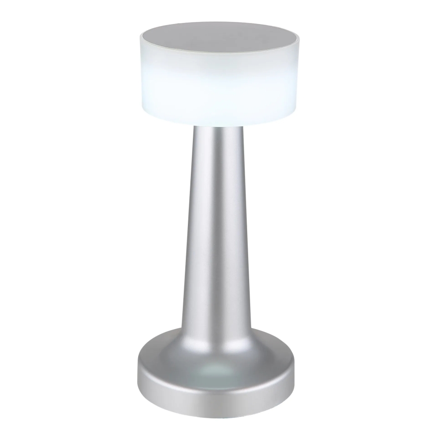 Globo - LED pritemdomas, liečiamas stalinis šviestuvas LED/1W/3,7V 2700K/4000K/6500K 800 mAh USB matinis chromas