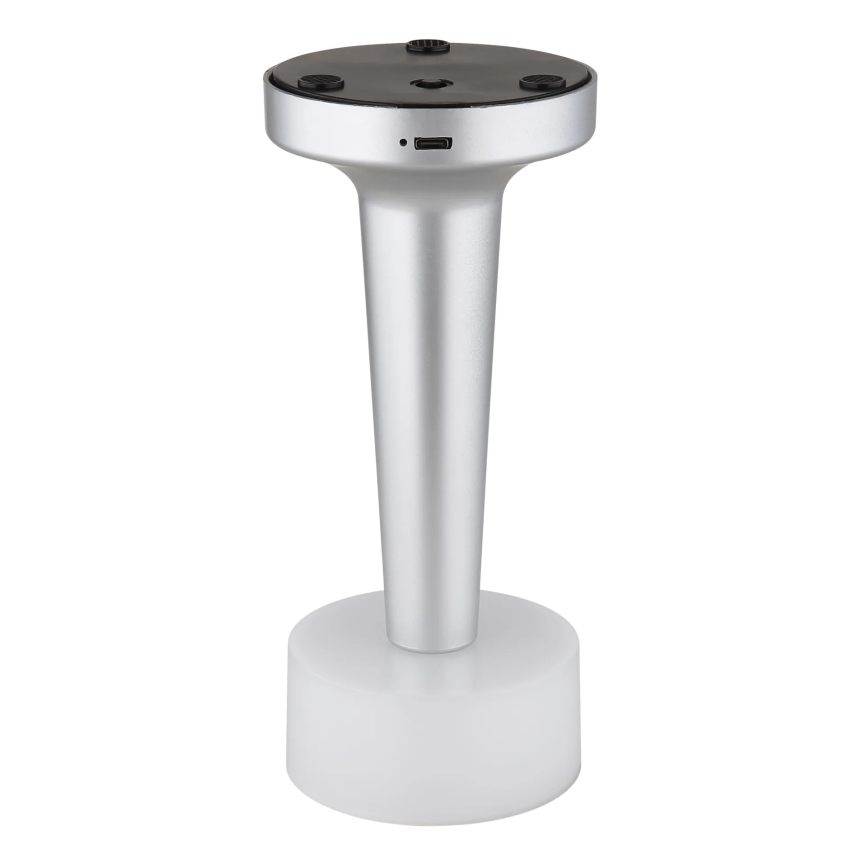 Globo - LED pritemdomas, liečiamas stalinis šviestuvas LED/1W/3,7V 2700K/4000K/6500K 800 mAh USB matinis chromas