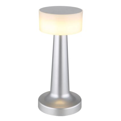 Globo - LED reguliuojama jutiklinė stalinė lempa LED/1W/3,7V 2700K/4000K/6500K 800 mAh USB matinio chromo spalvos