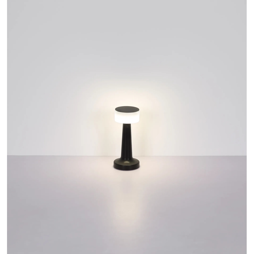 Globo - LED pritemdomas, liečiamas stalinis šviestuvas LED/1W/3,7V 2700K/4000K/6500K 800 mAh USB juoda