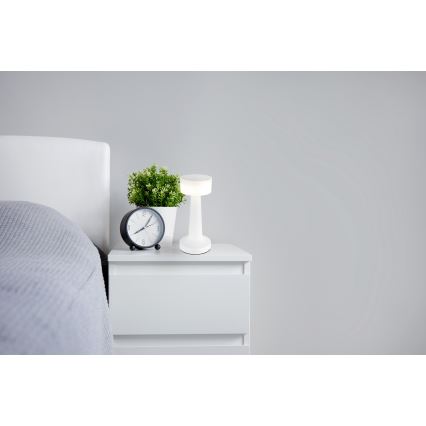 Globo - LED pritemdomas, liečiamas stalinis šviestuvas LED/1W/3,7V 2700K/4000K/6500K 800 mAh USB balta