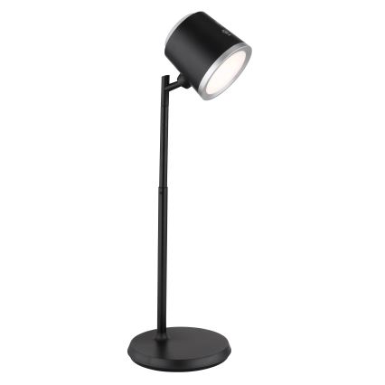 Globo - LED pritemdomas, liečiamas stalinis šviestuvas 4in1 LED/6W/3,7V 3000K/4000K/6500K 1500 mAh USB juoda