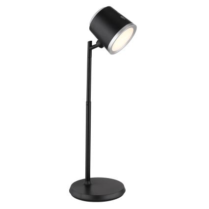 Globo - LED pritemdomas, liečiamas stalinis šviestuvas 4in1 LED/6W/3,7V 3000K/4000K/6500K 1500 mAh USB juoda