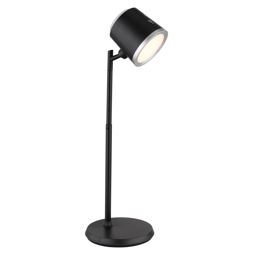 Globo - LED pritemdomas, liečiamas stalinis šviestuvas 4in1 LED/6W/3,7V 3000K/4000K/6500K 1500 mAh USB juoda