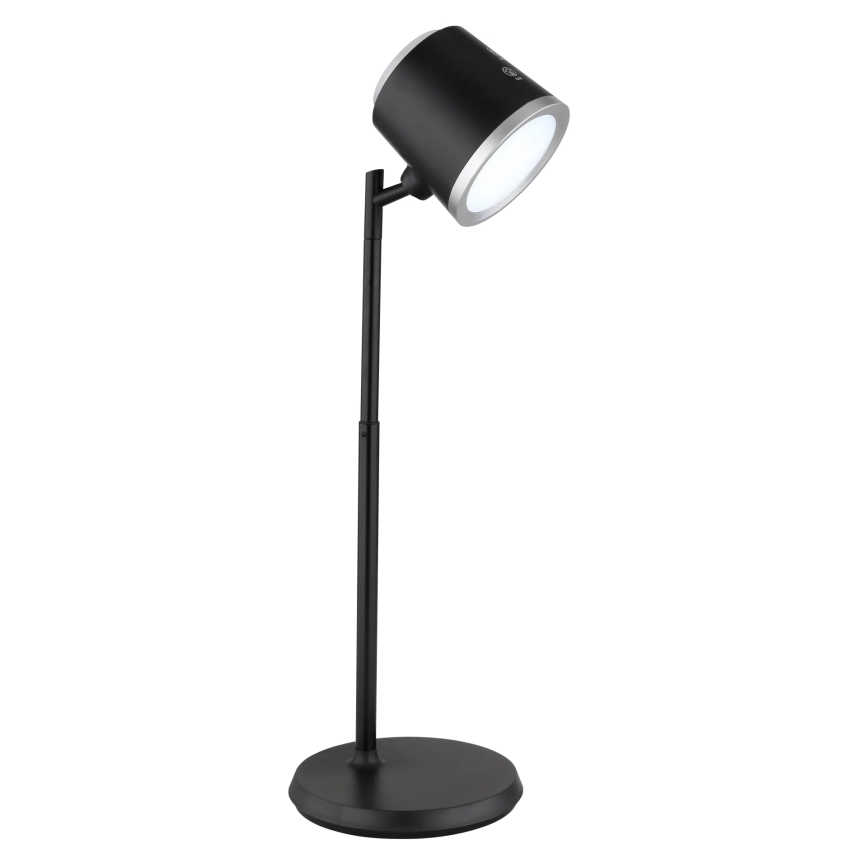 Globo - LED pritemdomas, liečiamas stalinis šviestuvas 4in1 LED/6W/3,7V 3000K/4000K/6500K 1500 mAh USB juoda