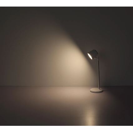 Globo - LED pritemdomas, liečiamas stalinis šviestuvas 4in1 LED/6W/3,7V 3000K/4000K/6500K 1500 mAh USB balta