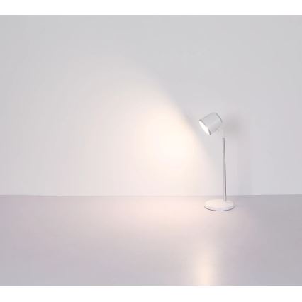 Globo - LED pritemdomas, liečiamas stalinis šviestuvas 4in1 LED/6W/3,7V 3000K/4000K/6500K 1500 mAh USB balta