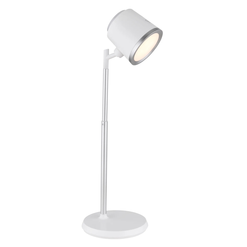 Globo - LED pritemdomas, liečiamas stalinis šviestuvas 4in1 LED/6W/3,7V 3000K/4000K/6500K 1500 mAh USB balta