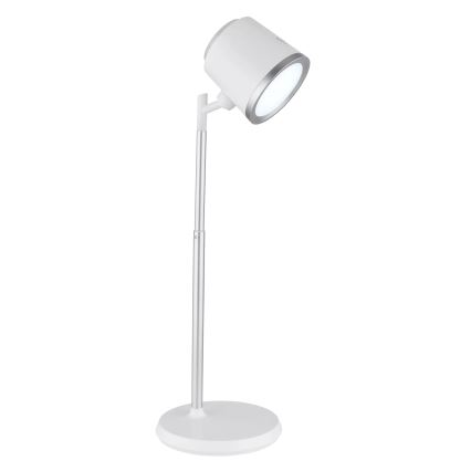 Globo - LED pritemdomas, liečiamas stalinis šviestuvas 4in1 LED/6W/3,7V 3000K/4000K/6500K 1500 mAh USB balta