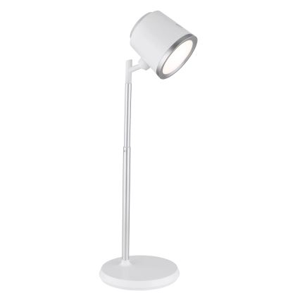 Globo - LED pritemdomas, liečiamas stalinis šviestuvas 4in1 LED/6W/3,7V 3000K/4000K/6500K 1500 mAh USB balta