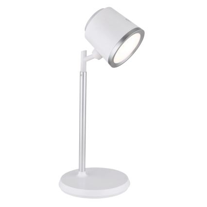 Globo - LED pritemdomas, liečiamas stalinis šviestuvas 4in1 LED/6W/3,7V 3000K/4000K/6500K 1500 mAh USB balta