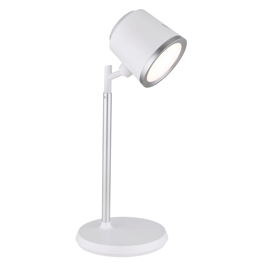 Globo - LED pritemdomas, liečiamas stalinis šviestuvas 4in1 LED/6W/3,7V 3000K/4000K/6500K 1500 mAh USB balta