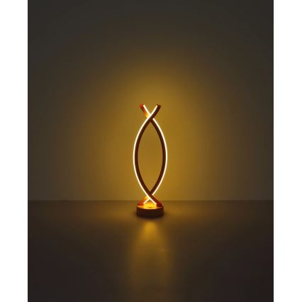 Globo - LED pritemdomas, liečiamas stalinis šviestuvas LED/1W/3,7V 3000K 1800 mAh USB rausva