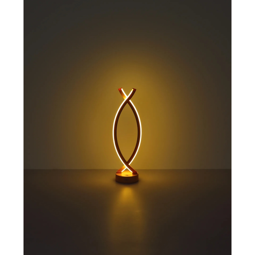Globo - LED pritemdomas, liečiamas stalinis šviestuvas LED/1W/3,7V 3000K 1800 mAh USB rausva