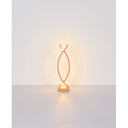 Globo - LED pritemdomas, liečiamas stalinis šviestuvas LED/1W/3,7V 3000K 1800 mAh USB rausva