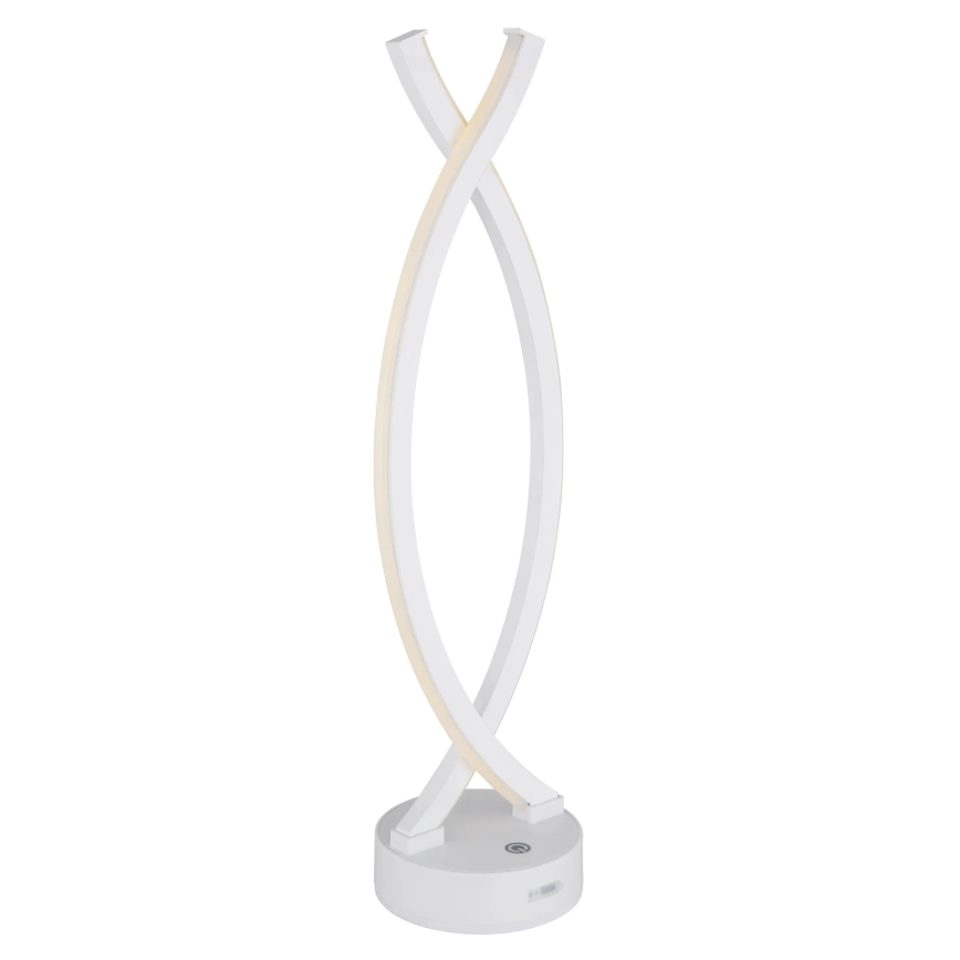 Globo - LED pritemdomas, liečiamas stalinis šviestuvas LED/1W/3,7V 3000K 1800 mAh USB balta