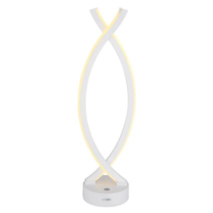 Globo - LED reguliuojama jutiklinė stalinė lempa LED/1W/3,7V 3000K 1800 mAh USB balta