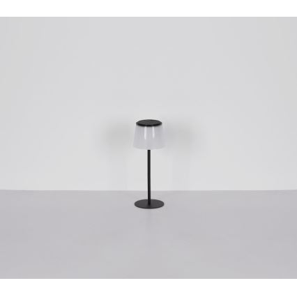 Globo - LED Pritemdomas jutiklinė lauko Stalinis šviestuvas LED/1,8W/5V IP44 1800 mAh juoda/balta