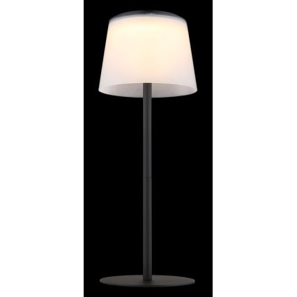 Globo - LED Pritemdomas jutiklinė lauko Stalinis šviestuvas LED/1,8W/5V IP44 1800 mAh juoda/balta