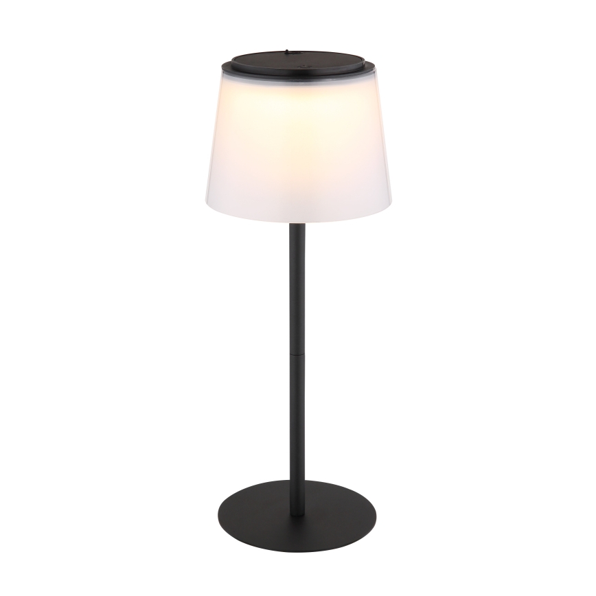 Globo - LED Pritemdomas jutiklinė lauko Stalinis šviestuvas LED/1,8W/5V IP44 1800 mAh juoda/balta