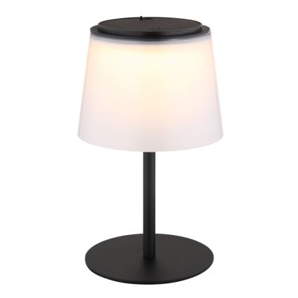 Globo - LED Pritemdomas jutiklinė lauko Stalinis šviestuvas LED/1,8W/5V IP44 1800 mAh juoda/balta