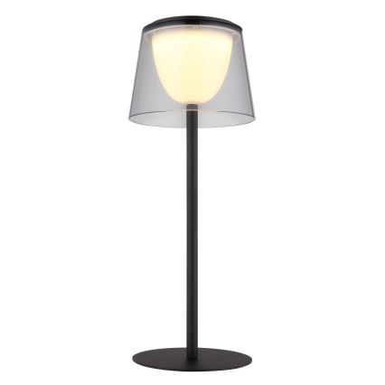 Globo - LED Pritemdomas jutiklinė lauko Stalinis šviestuvas LED/1,8W/5V IP44 1800 mAh juoda/dūminis