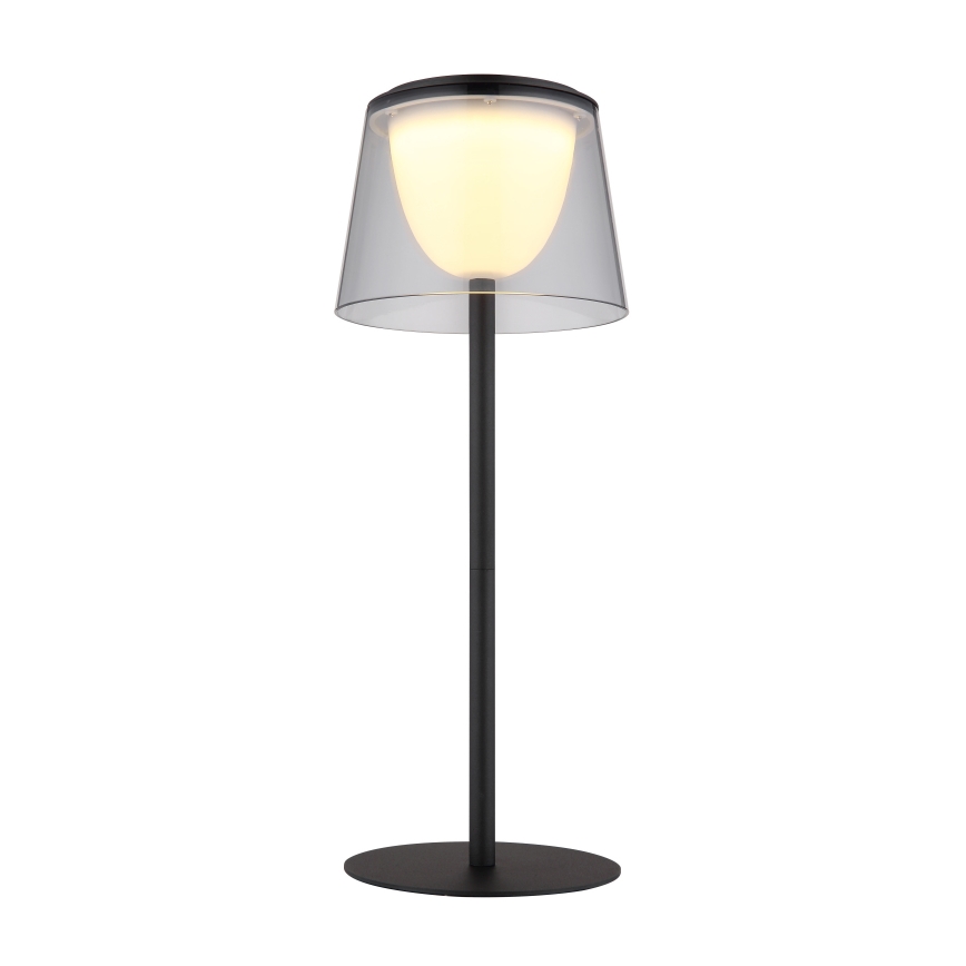 Globo - LED Pritemdomas jutiklinė lauko Stalinis šviestuvas LED/1,8W/5V IP44 1800 mAh juoda/dūminis