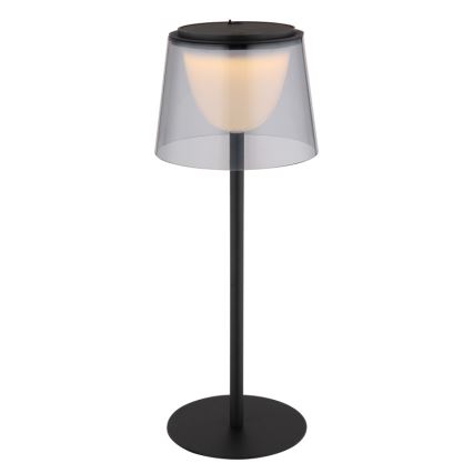 Globo - LED Pritemdomas jutiklinė lauko Stalinis šviestuvas LED/1,8W/5V IP44 1800 mAh juoda/dūminis
