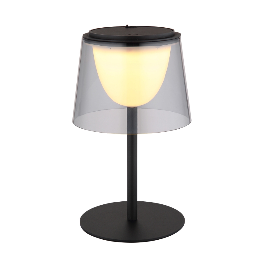 Globo - LED Pritemdomas jutiklinė lauko Stalinis šviestuvas LED/1,8W/5V IP44 1800 mAh juoda/dūminis