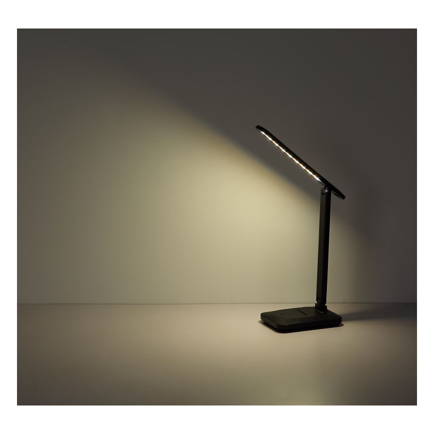 Globo - LED pritemdomas, liečiamas stalinis šviestuvas LED/3W/5V 2800/4000/6500K 1800 mAh juoda
