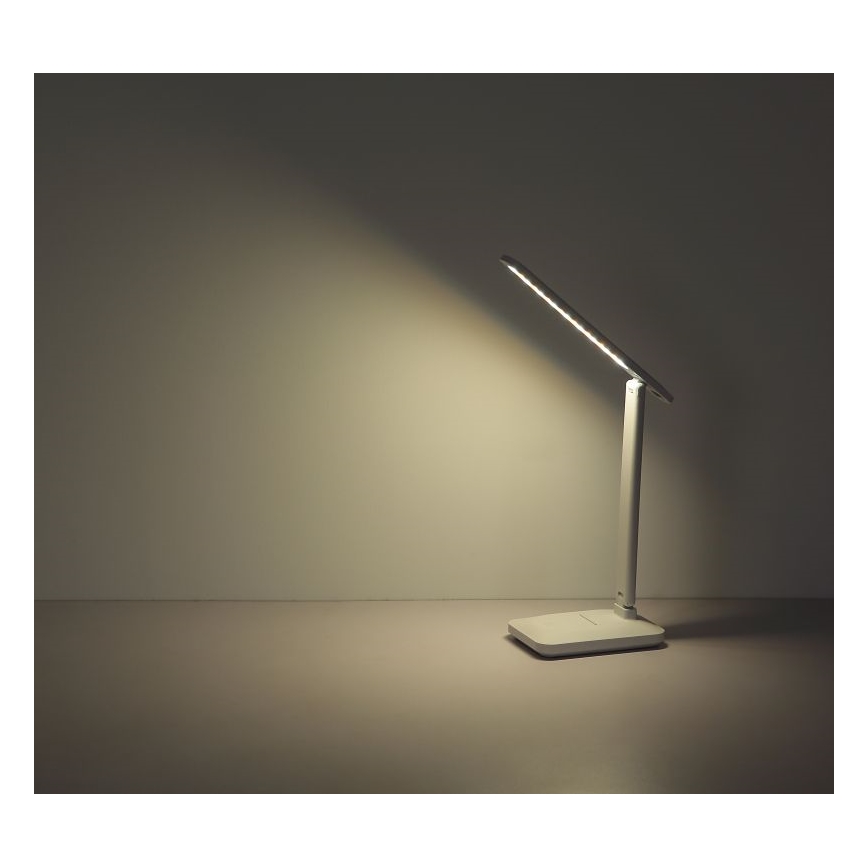Globo - LED Pritemdoma įkraunama stalinė lempa LED/3W/5V 2800/4000/6500K 1800 mAh balta