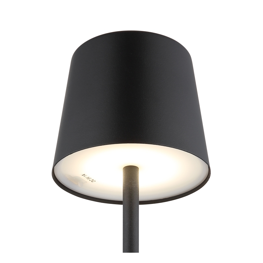Globo - LED Pritemdomas lauko jutiklinė Stalinis šviestuvas LED/2W/5V 3000/4000/6000K 2200 mAh IP44 juoda