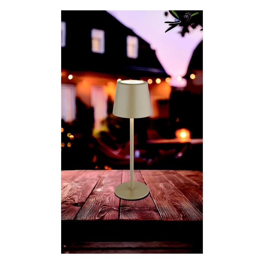 Globo - LED Pritemdomas lauko jutiklinė Stalinis šviestuvas LED/2W/5V 3000/4000/6000K 2200 mAh IP44 kreminė