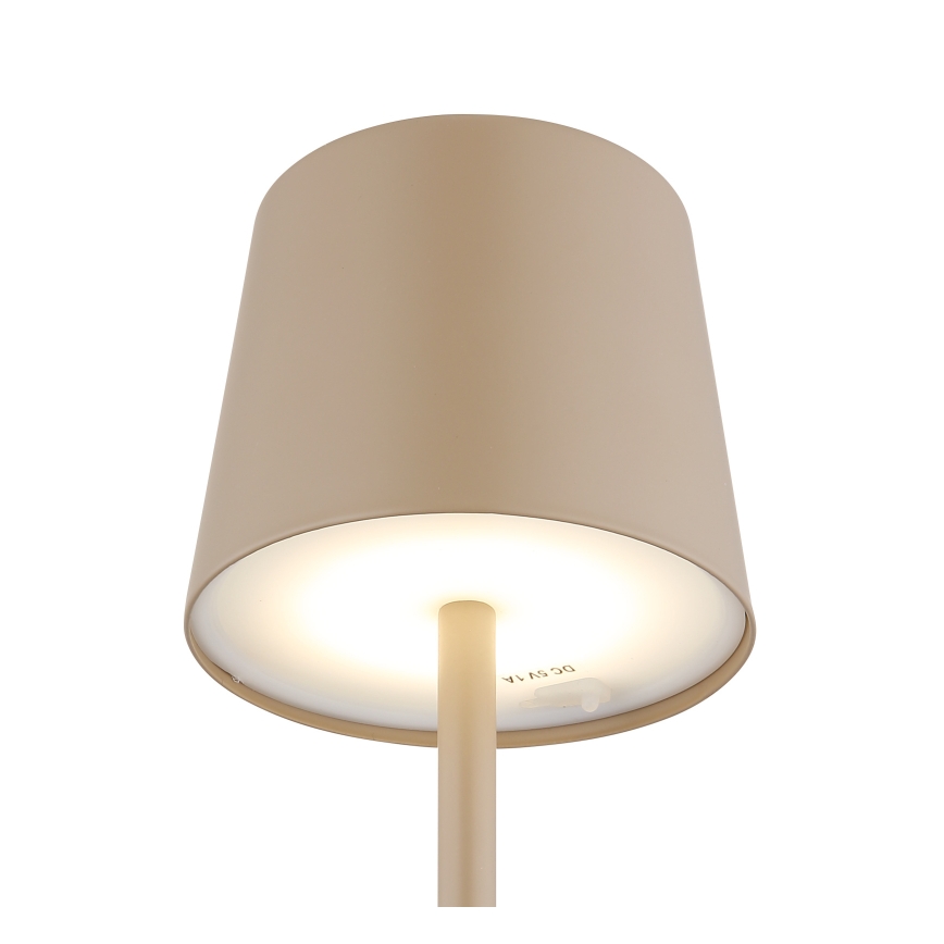 Globo - LED Pritemdomas lauko jutiklinė Stalinis šviestuvas LED/2W/5V 3000/4000/6000K 2200 mAh IP44 kreminė