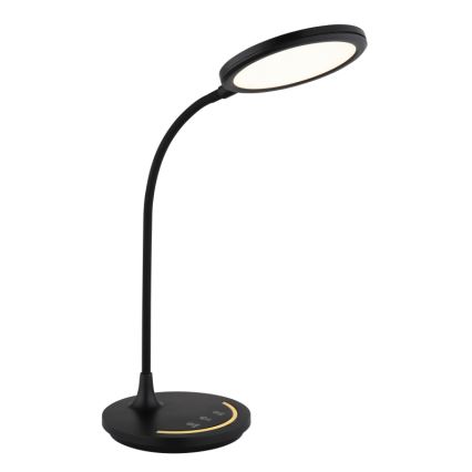 Globo - LED Pritemdomas lankstus jutiklinė Stalinis šviestuvas LED/12W/230V 3000/4000/6500K CRI 90 juoda