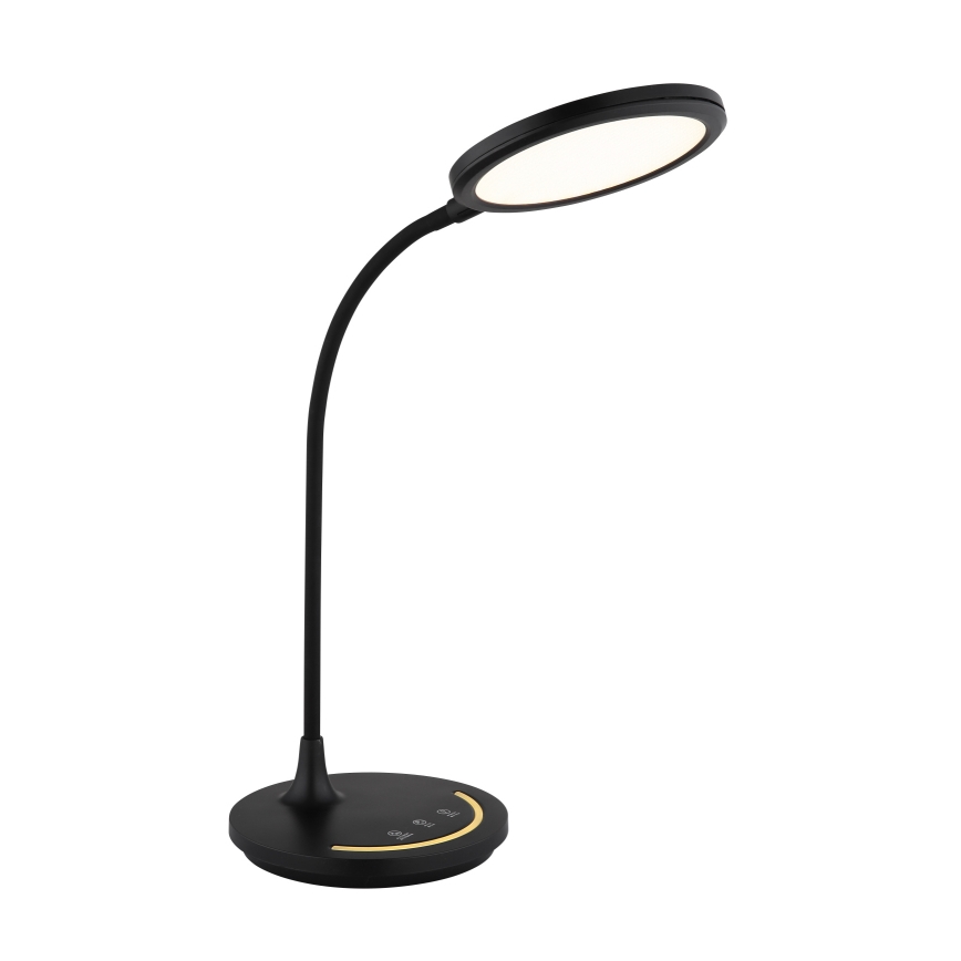 Globo - LED Pritemdomas lankstus jutiklinė Stalinis šviestuvas LED/12W/230V 3000/4000/6500K CRI 90 juoda