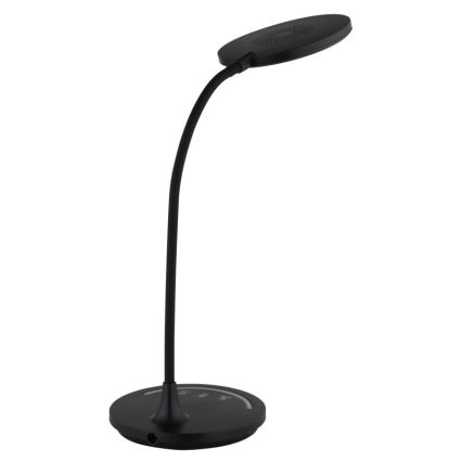 Globo - LED Pritemdomas lankstus jutiklinė Stalinis šviestuvas LED/12W/230V 3000/4000/6500K CRI 90 juoda