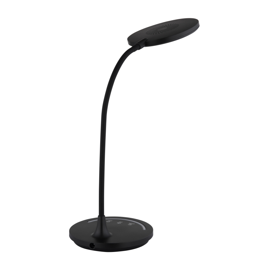 Globo - LED Pritemdomas lankstus jutiklinė Stalinis šviestuvas LED/12W/230V 3000/4000/6500K CRI 90 juoda