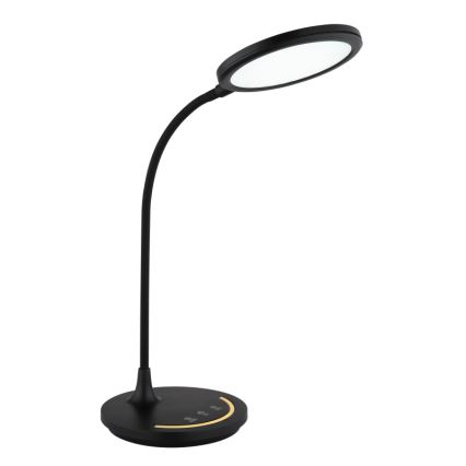 Globo - LED Pritemdomas lankstus jutiklinė Stalinis šviestuvas LED/12W/230V 3000/4000/6500K CRI 90 juoda