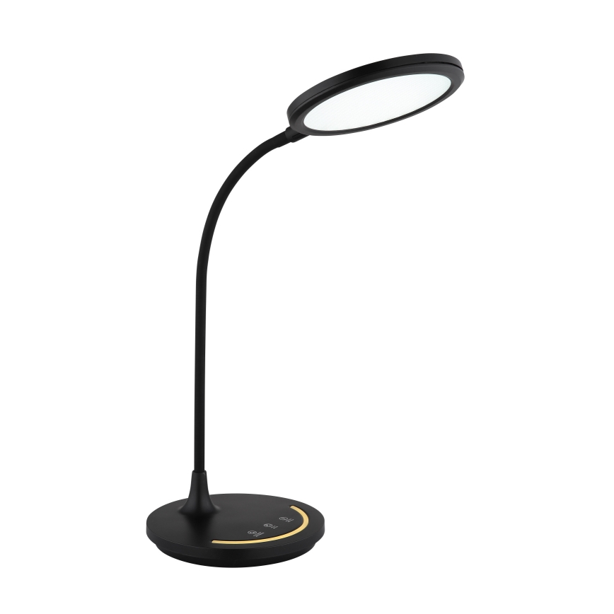 Globo - LED Pritemdomas lankstus jutiklinė Stalinis šviestuvas LED/12W/230V 3000/4000/6500K CRI 90 juoda