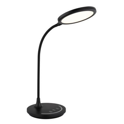 Globo - LED Pritemdomas lankstus jutiklinė Stalinis šviestuvas LED/12W/230V 3000/4000/6500K CRI 90 juoda