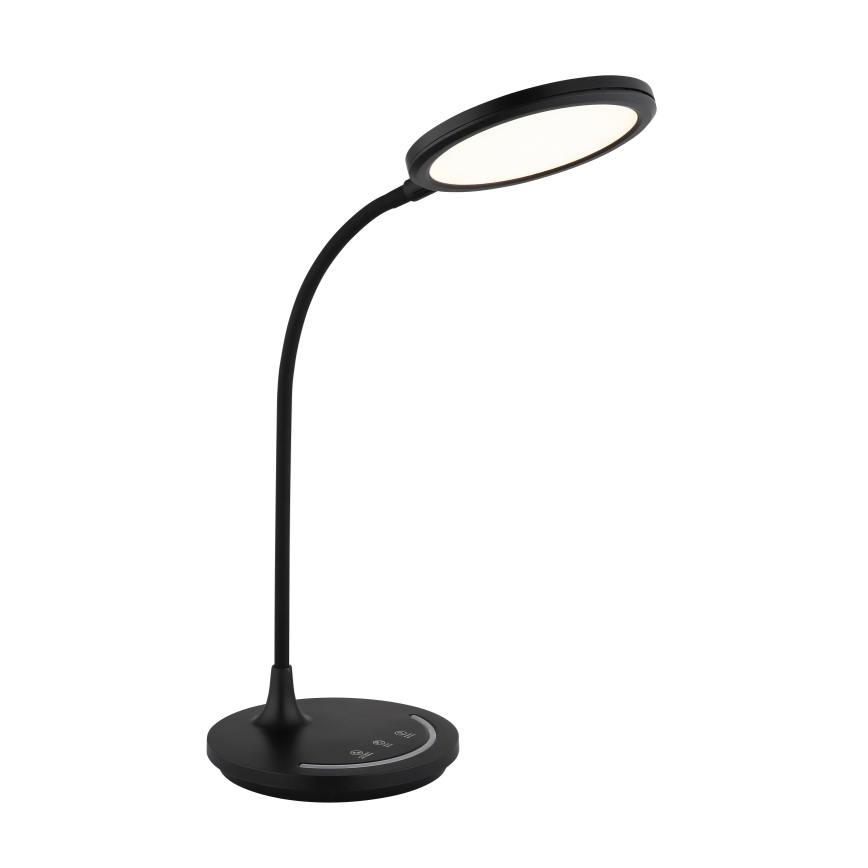 Globo - LED Pritemdomas lankstus jutiklinė Stalinis šviestuvas LED/12W/230V 3000/4000/6500K CRI 90 juoda