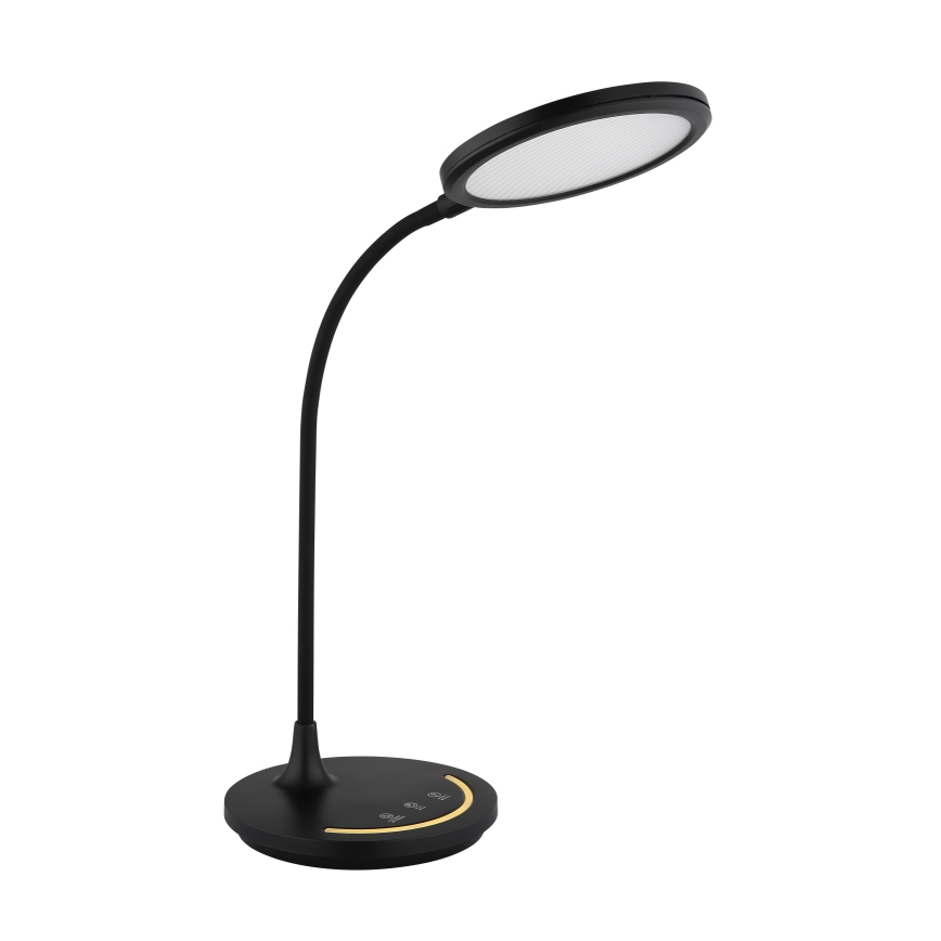 Globo - LED Pritemdomas lankstus jutiklinė Stalinis šviestuvas LED/12W/230V 3000/4000/6500K CRI 90 juoda