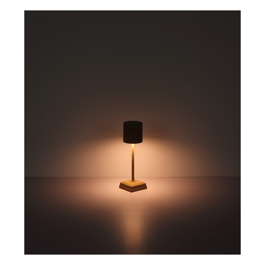Globo - LED Reguliuojama jutiklinė įkraunama stalinė lempa LED/1,5W/5V 2200 mAh smėlio spalvos