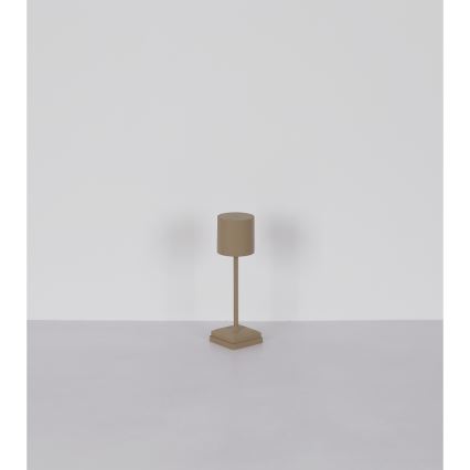 Globo - LED Reguliuojama jutiklinė įkraunama stalinė lempa LED/1,5W/5V 2200 mAh smėlio spalvos