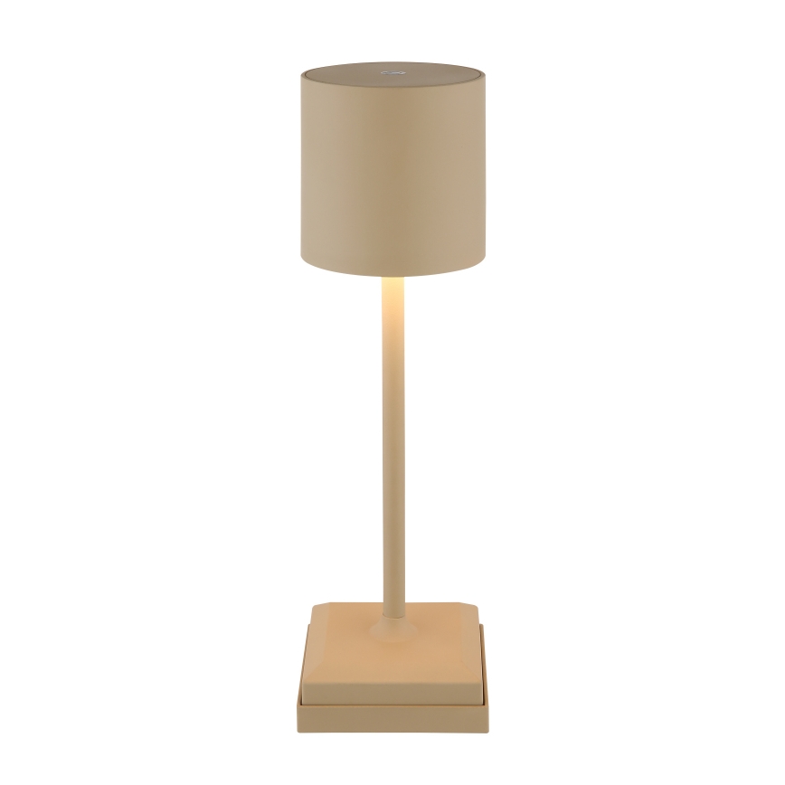 Globo - LED Reguliuojama jutiklinė įkraunama stalinė lempa LED/1,5W/5V 2200 mAh smėlio spalvos