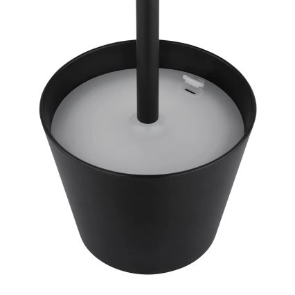 Globo - reguliuojama jutiklinė įkraunama lauko stalinė LED lempa 3 viename LED/3W/5V 3000/4000/5000K IP54 1800 mAh juoda